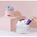 Drawstring Makeup Bags Travel Barrel Cosmetics Pouch Factory